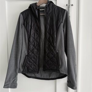 Athleta Black and Gray Utility Jacket
